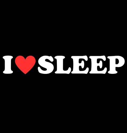Obrázek produktu Dámské tričko Miluju spánek I Love Sleep