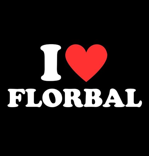 Obrázek produktu Dámské tričko Miluju Florbal I Love Florbal