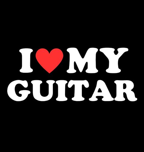 Obrázek produktu Bavlněná taška Miluju moji kytaru I Love My Guitar