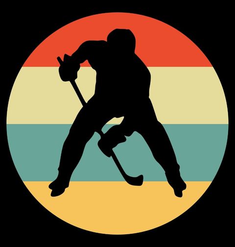 Obrázek produktu Pánská mikina Retro hokejista Retro Hockey Player
