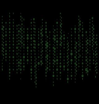 Obrázek 2 produktu Dětské tričko Binární Matrix Kód Nula Jedna