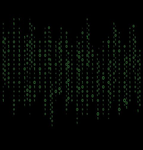 Obrázek produktu Bavlněná taška Binární Matrix Kód Nula Jedna