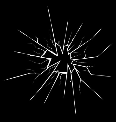 Obrázek produktu Bavlněná taška Rozbité sklo Broken Glass