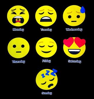 Obrázek 2 produktu Dámské tričko Emoji Týden