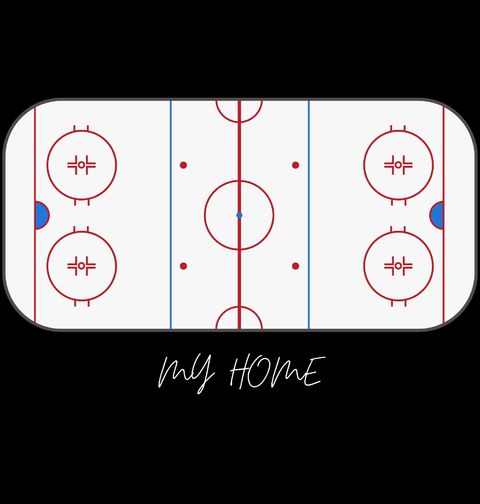 Obrázek produktu Dětské tričko Hokejové hřiště Můj Domov Ice Hockey Rink My Home
