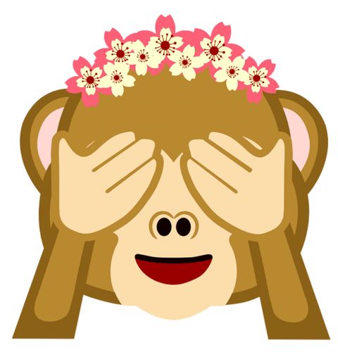 Obrázek produktu Dámské tričko Emoji Opička