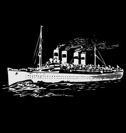 Obrázek produktu Dětské tričko Parník Titanic Síla oceánu