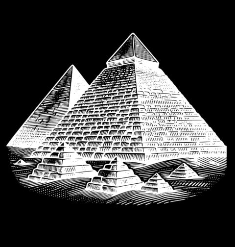 Obrázek produktu Dětské tričko Egyptská Chufuova pyramida