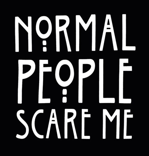 Obrázek produktu Dětské tričko Normální lidé mě děsí "Normal People Scare Me"