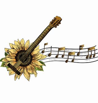 Obrázek 2 produktu Pánské tričko Slunečnicová Kytara Sunflower Guitar
