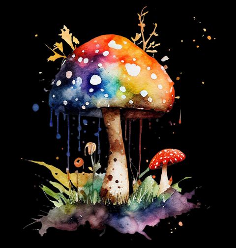 Obrázek produktu Pánská mikina Magická Barevná Houba v Lese