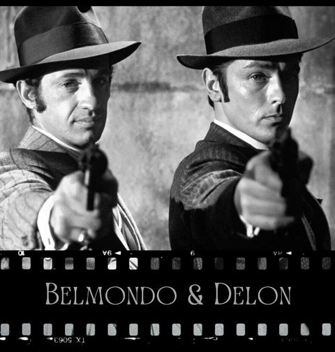 Obrázek produktu Dámské tričko Belmondo a Delon se zbraněmi