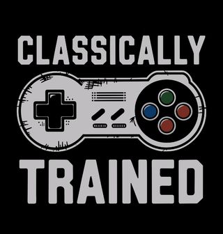 Obrázek 2 produktu Dětské tričko Klasicky Vytrénován Classically Trained Retro Gamer 