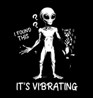 Obrázek 2 produktu Dámské tričko Mimozemšťan a brnící kočka It's Vibrating Alien Cat