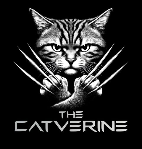 Obrázek produktu Pánská mikina Kočičí Wolverine The Catverine