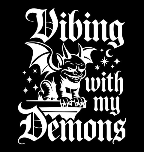 Obrázek produktu Dětské tričko Já a moji Démoni Vibing with My Demons