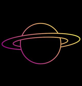 Obrázek 2 produktu Dětské tričko Neonová Planeta Saturn