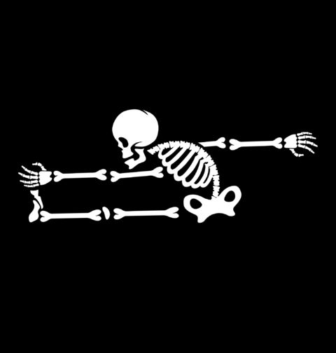 Obrázek produktu Pánská mikina Protahující se kostlivec Stretching Skeleton