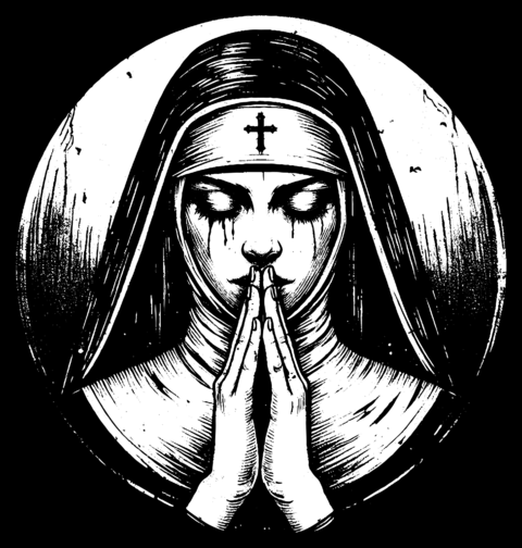 Obrázek produktu Pánské tričko Hororová Jeptiška The Nun