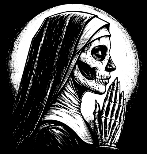 Obrázek produktu Pánské tričko Mrtvá Jeptiška Evil Nun