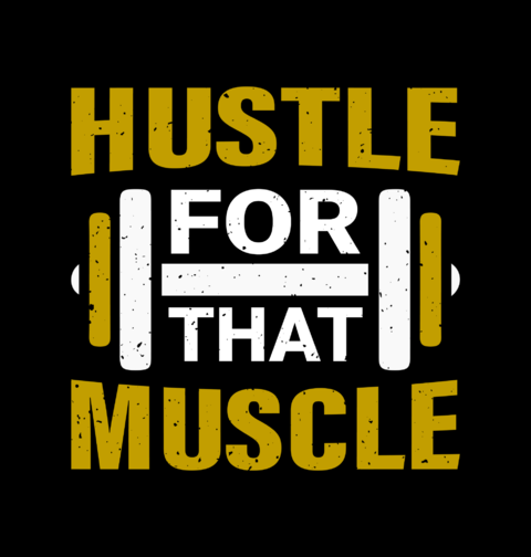Obrázek produktu Pánská mikina Makej pro Svaly Hustle For That Muscle