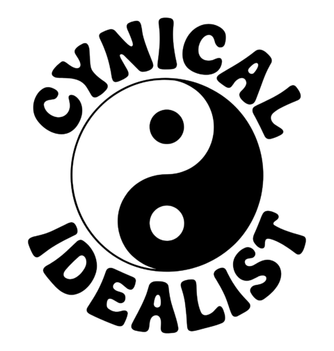 Obrázek produktu Dámské tričko Jin a Jang Cynický Idealista Yin Yang Cynical Idealist 