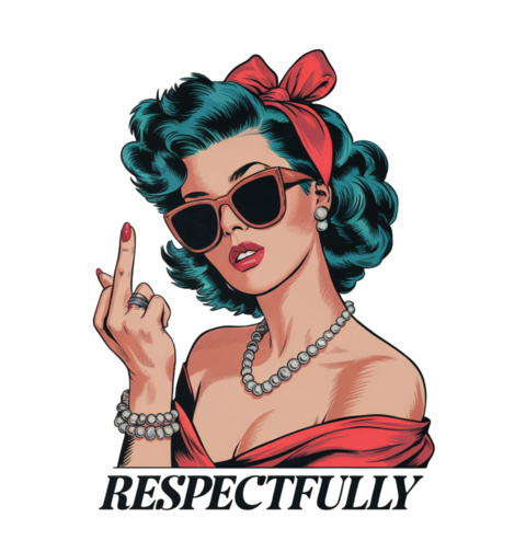 Obrázek produktu Pánské tričko Retro Žena S Úctou Respectfully 