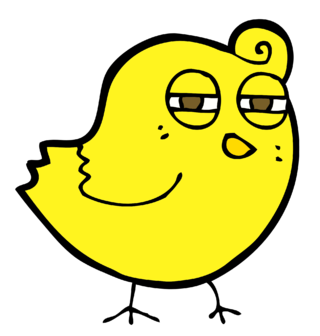Obrázek 2 produktu Dámské tričko Skeptické Kuře Cartoon Bird