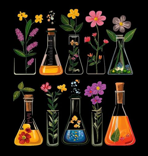 Obrázek produktu Dámské tričko Květinová Chemie