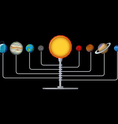 Obrázek produktu Dámské tričko Vesmírný Svícen Planet
