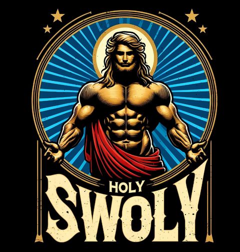 Obrázek produktu Dámské tričko Svatá Svalnatost Holy Swoly