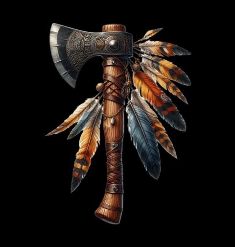 Obrázek produktu Pánské tričko Indiánská sekera Tomahawk
