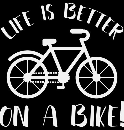 Obrázek produktu Pánské tričko Život je lepší na kole Life is Better on a Bike