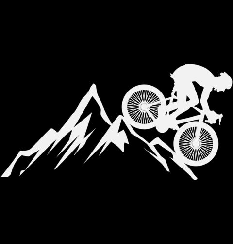 Obrázek produktu Dětské tričko Cyklista na horách