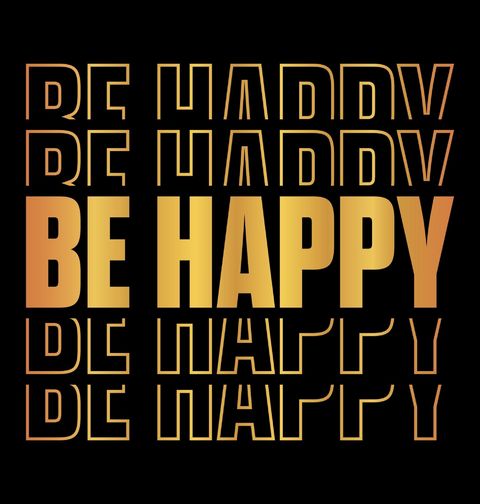 Obrázek produktu Dětské tričko Buď Šťastný Be Happy