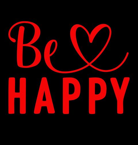 Obrázek produktu Dámské tričko Buď Šťastný v srdci Be Happy Heart