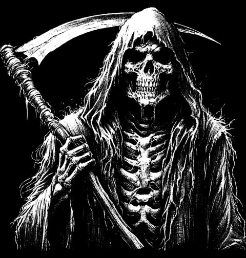 Obrázek produktu Pánské tričko Smrtka Grim Reaper