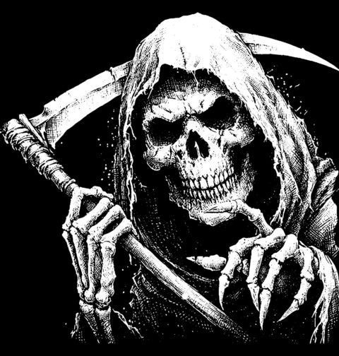 Obrázek produktu Dámské tričko Pohled Smrtky Grim Reaper