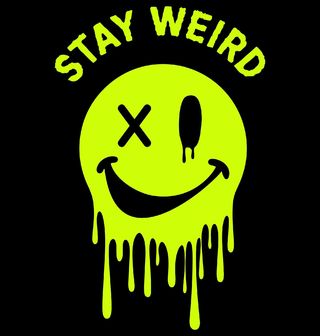 Obrázek 2 produktu Pánské tričko Buď divný Rozteklý Smajlík Melting Smiley Stay Weird