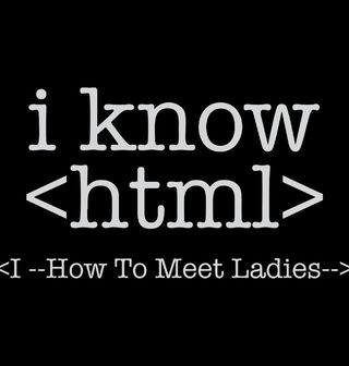Obrázek 2 produktu Pánská mikina Umím HTML <--Jak se seznamovat s ženami-->