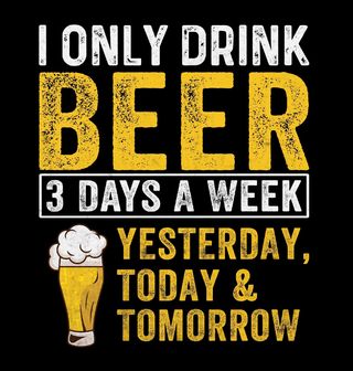 Obrázek 2 produktu Pánská mikina Piju jen tři dny v týdnu I Only Drink Beer 3 Days a Week