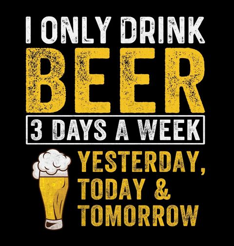 Obrázek produktu Dámské tričko Piju jen tři dny v týdnu I Only Drink Beer 3 Days a Week