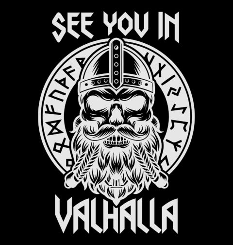 Obrázek produktu Dámské tričko Uvidíme se ve Valhalle See You in Valhalla Viking Warrior
