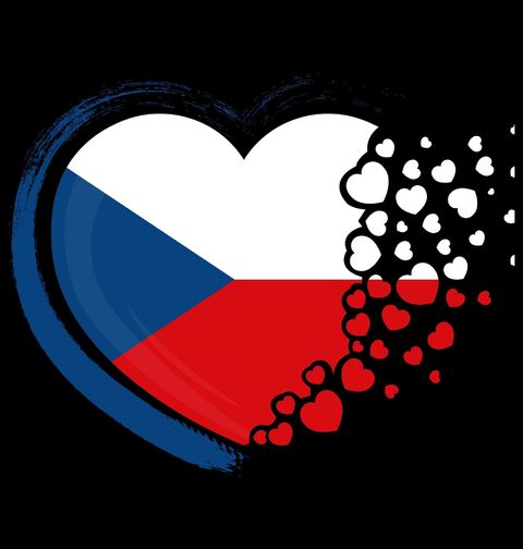 Obrázek produktu Dětské tričko České srdce Czech Love Flag