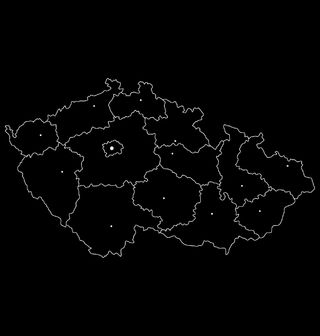 Obrázek 2 produktu Dětské tričko Mapa ČR Czech Republic