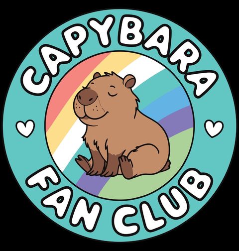 Obrázek produktu Dámské tričko Klub Kapybar Capybara Fan Club
