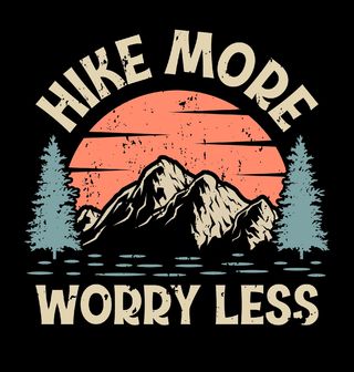 Obrázek 2 produktu Pánská mikina Víc Turistiky Míň Starostí Hike More Worry Less