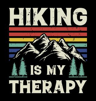 Obrázek 2 produktu Pánská mikina Turistika Je Má Terapie Hiking is My Therapy