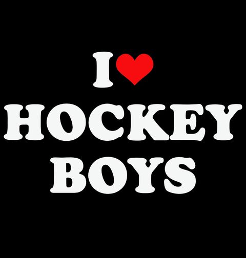 Obrázek produktu Pánské tričko Miluju hokejisty I Love Hockey Boys