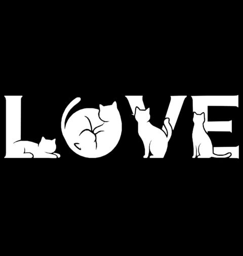 Obrázek produktu Dětské tričko Kočičí láska Cats Love